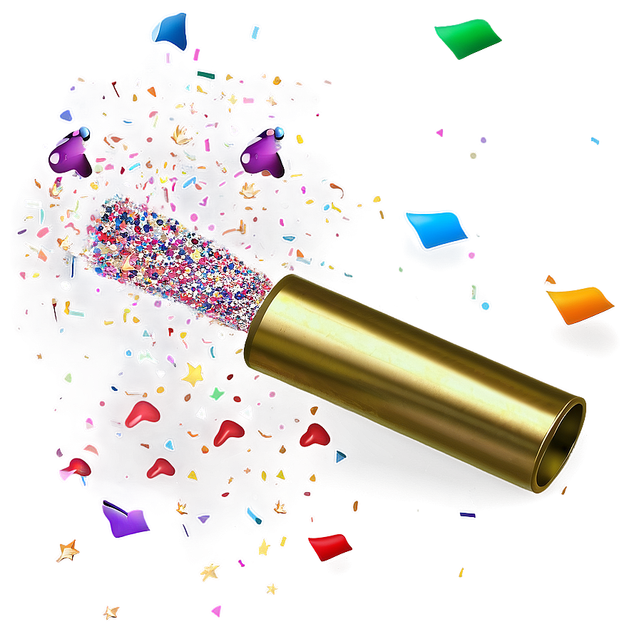 Confetti Cannon Png Pqj PNG Image