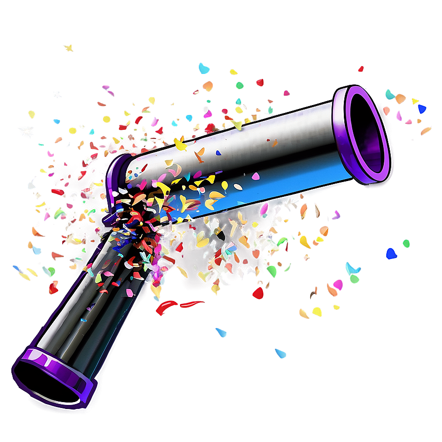 Confetti Cannon Spectacular Png 06282024 PNG Image