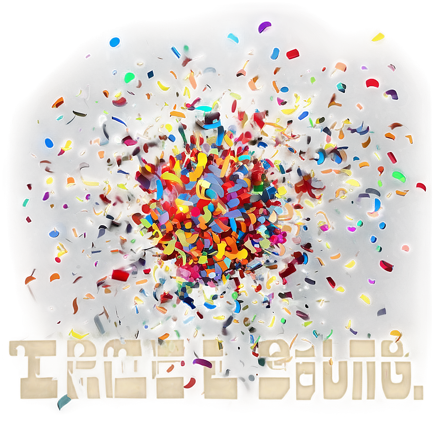 Confetti Colorful Blast Png Rjk83 PNG Image