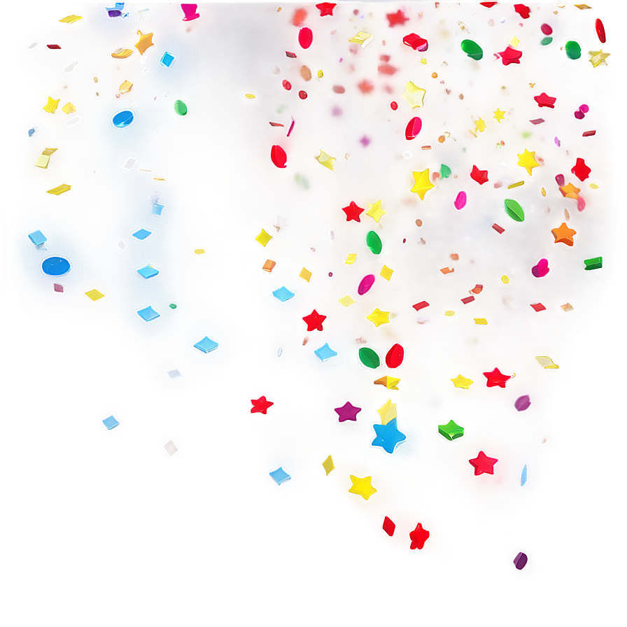 Confetti Colorful Fun Png Dtb PNG Image