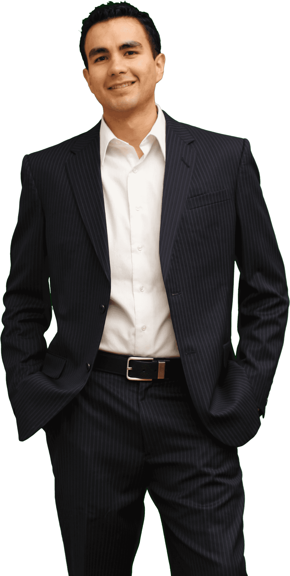 Confident Businessman Pose PNG Image