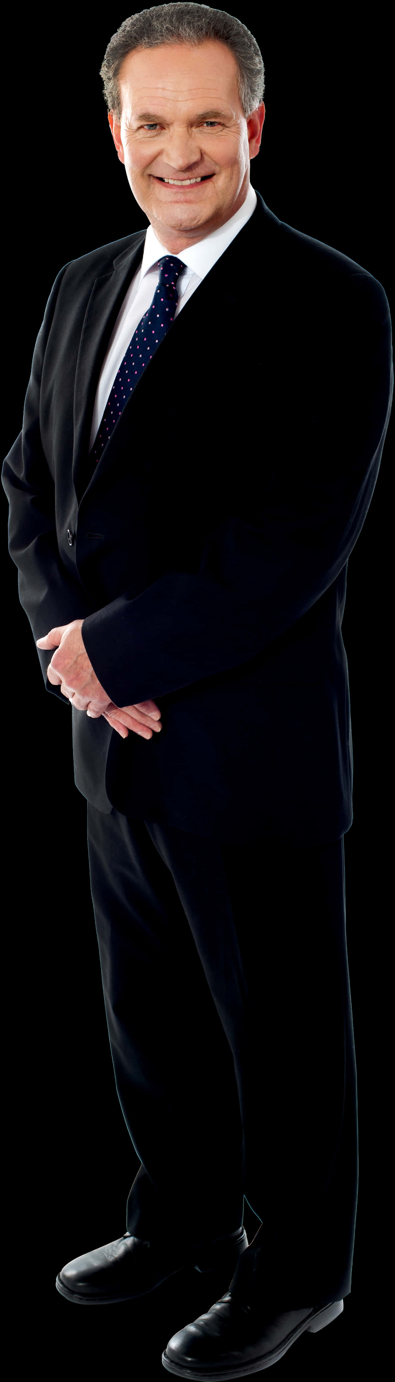 Confident Businessman Standing PNG Image