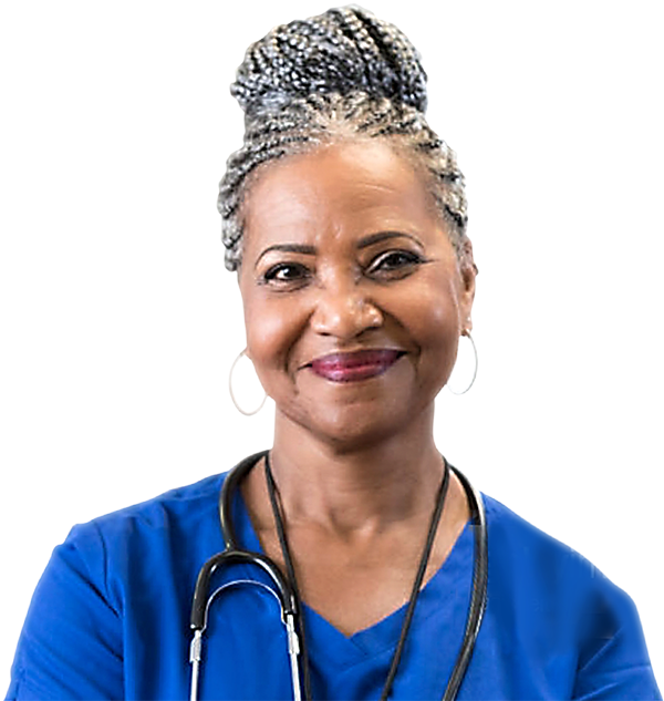 Confident Medical Professional Portrait PNG Image