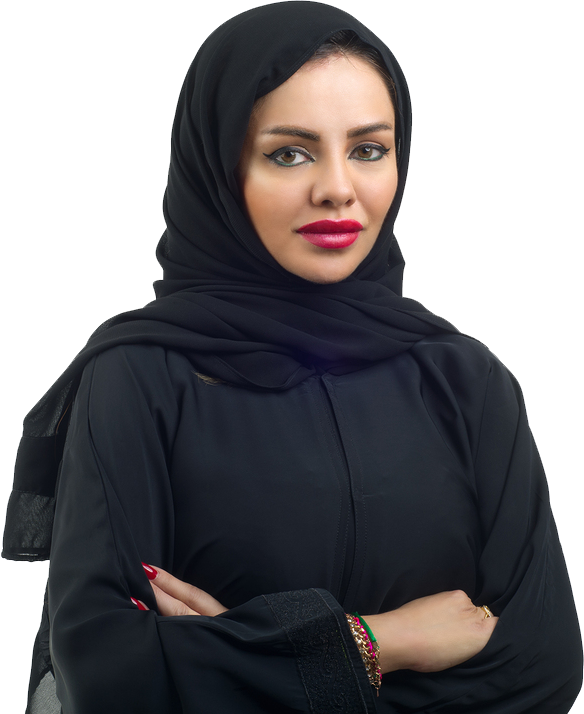 Confident Womanin Hijab PNG Image