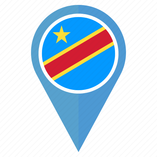 Congo Location Icon PNG Image