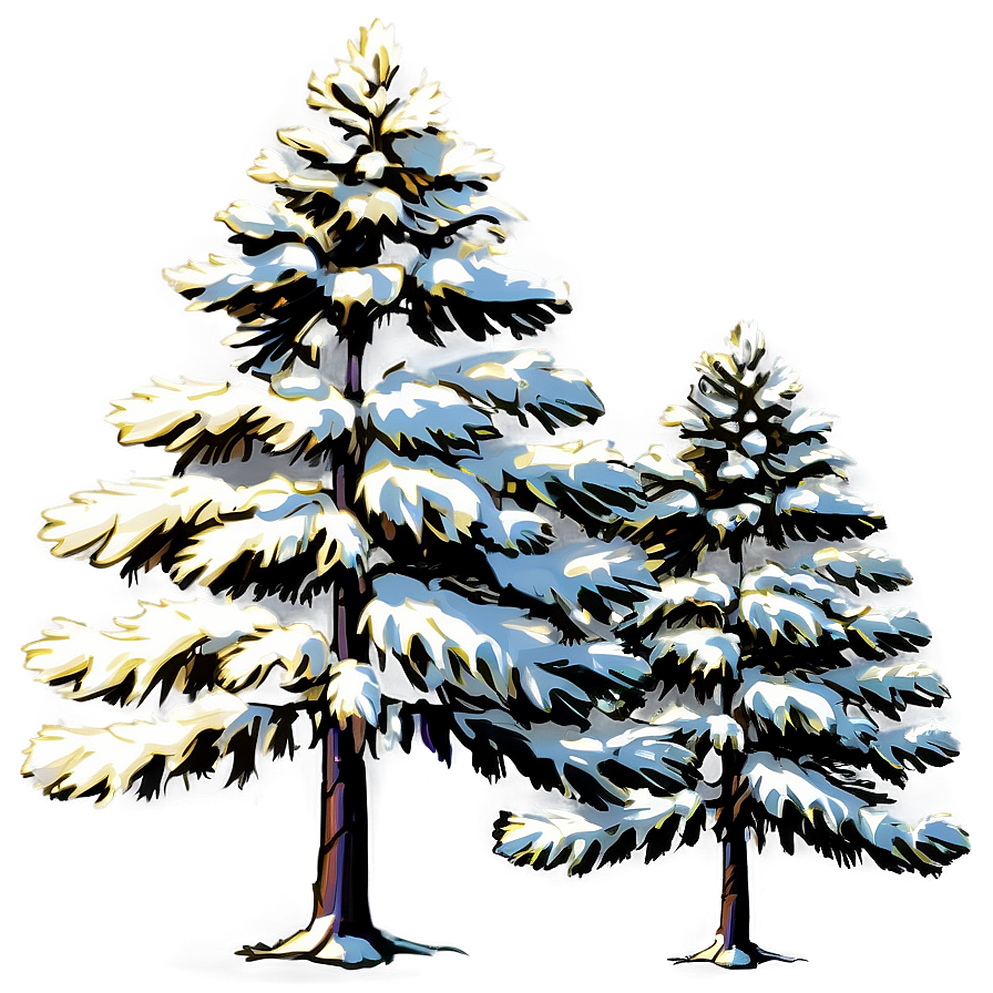 Coniferous Tree Elevation Png 47 PNG Image