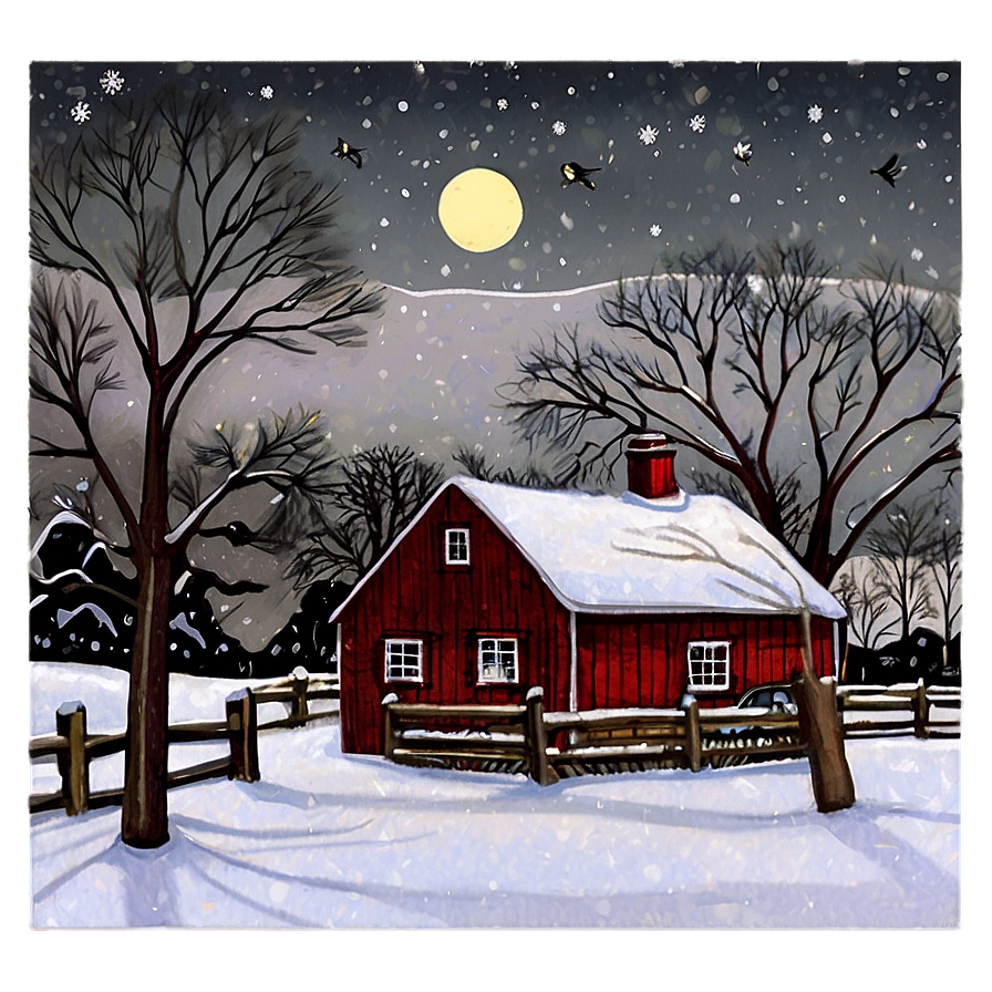 Connecticut Winter Scene Png 69 PNG Image