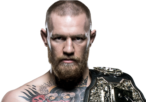 Conor Mc Gregor Champion Pose PNG Image