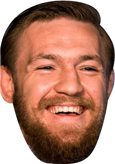 Conor Mc Gregor Smiling Portrait PNG Image