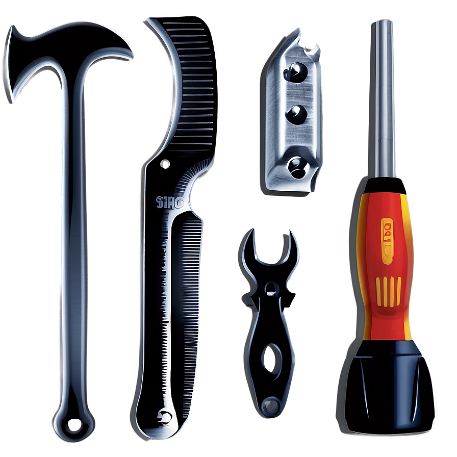 Construction Tools Silhouette Png Rqe PNG Image