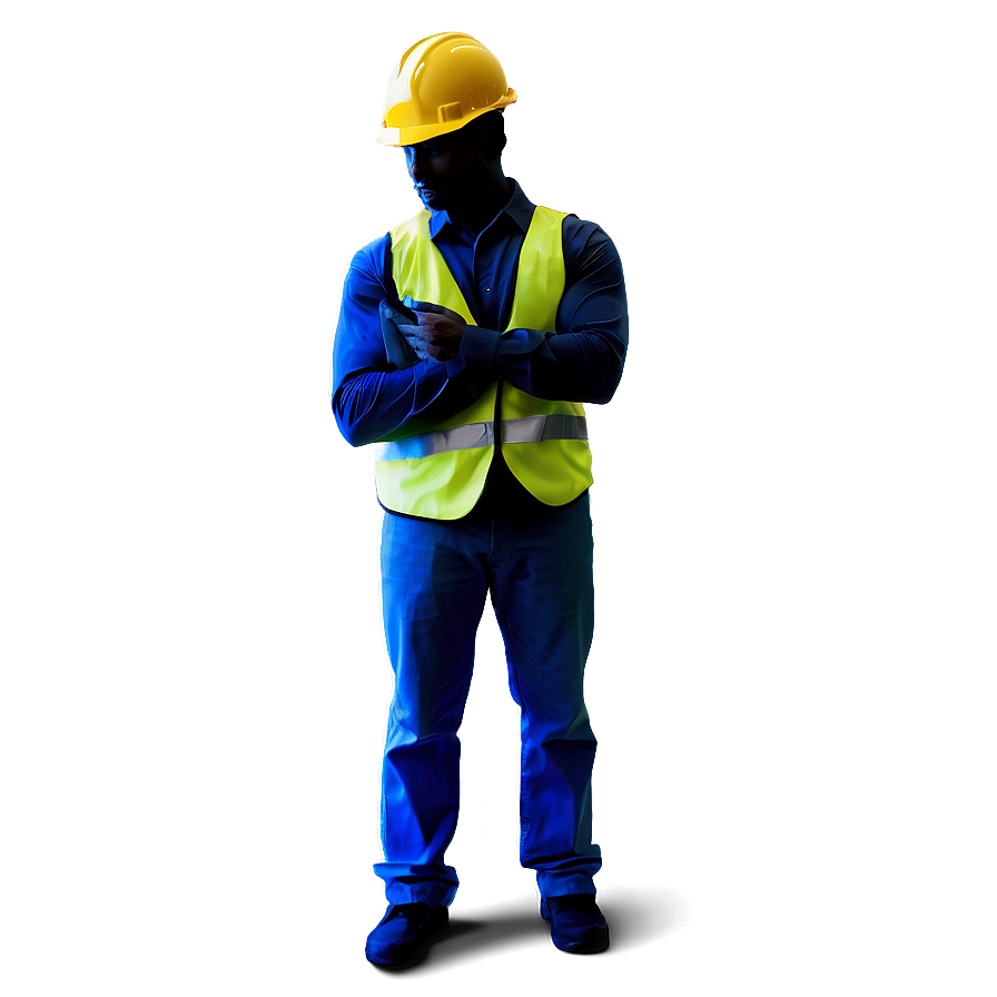 Construction Worker Silhouette Png 98 PNG Image