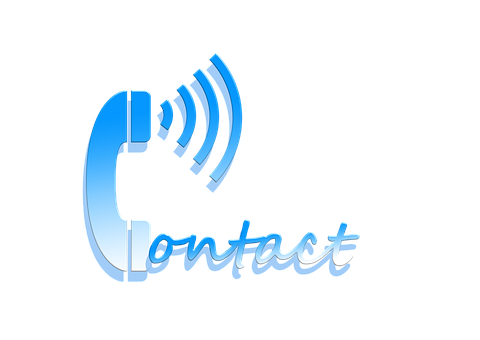 Contact Icon Blue Wifi Signal PNG Image