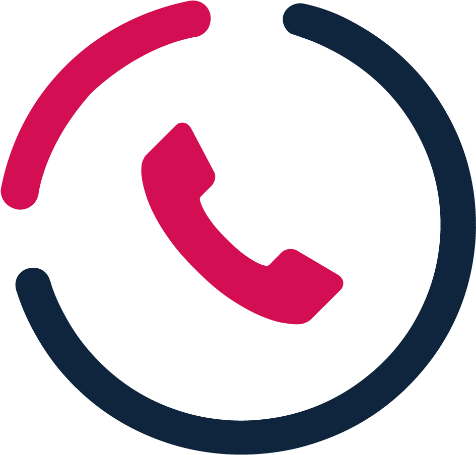 Contact Icon Red Phone Graphic PNG Image