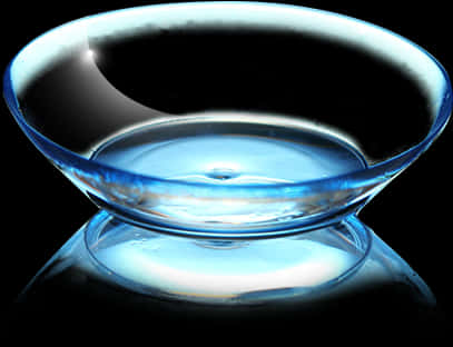 Contact Lenson Reflective Surface PNG Image