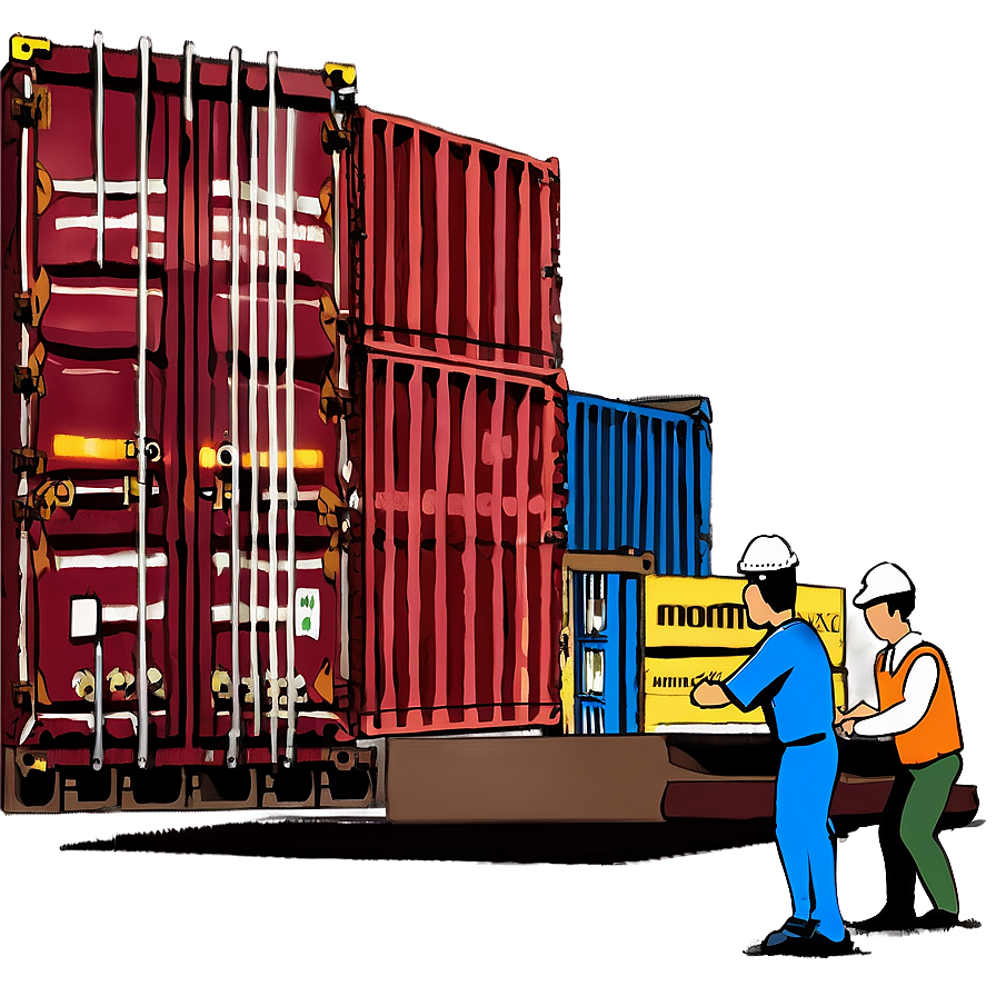 Container Loading Procedures Png Gor PNG Image