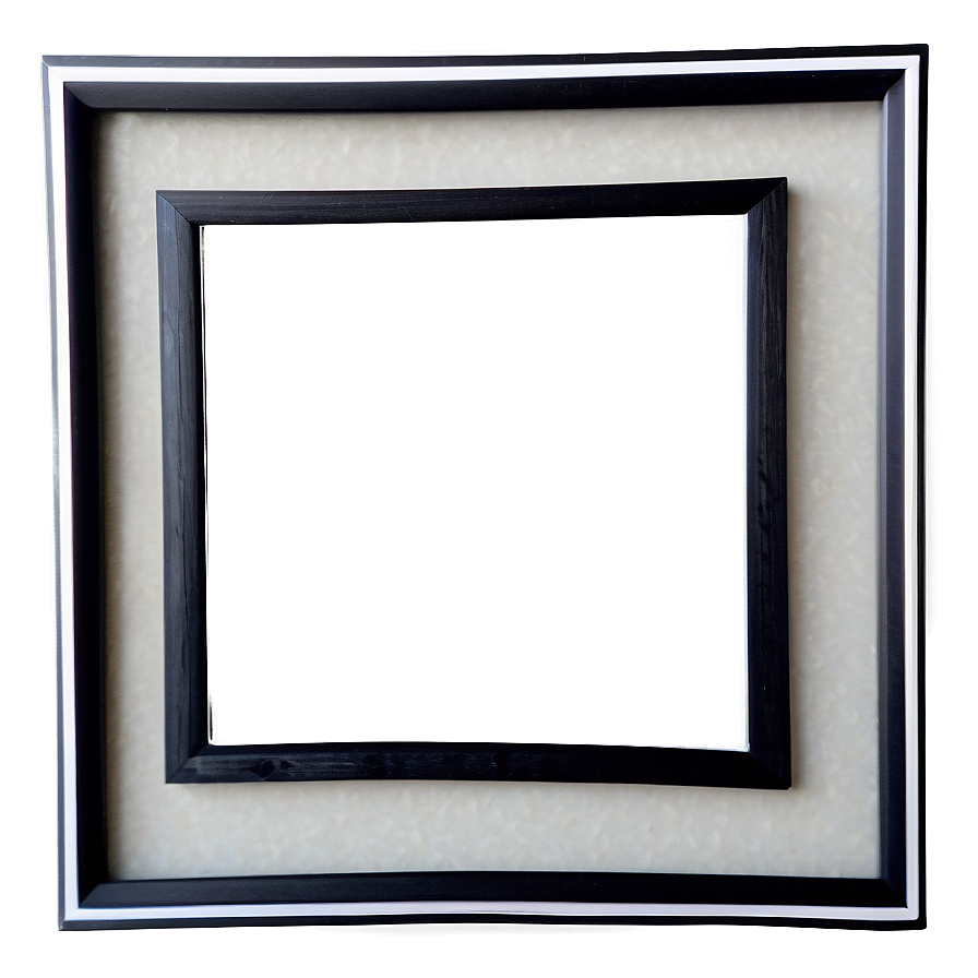 Contemporary Black Frame Png Mmh66 PNG Image