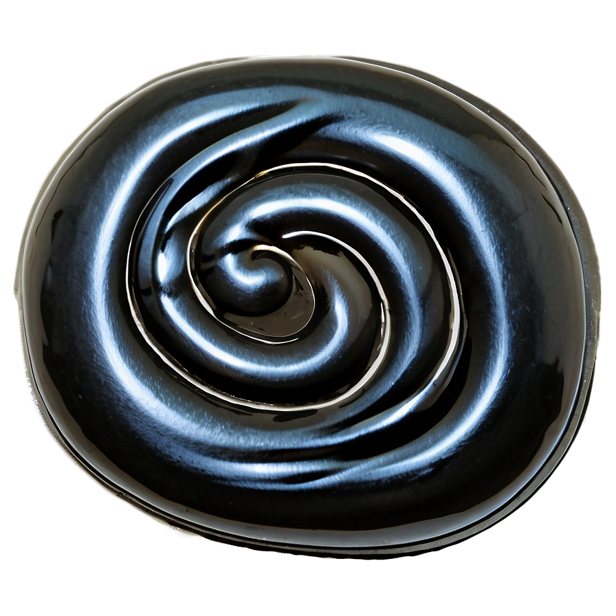 Contemporary Black Swirl Png Jqc PNG Image