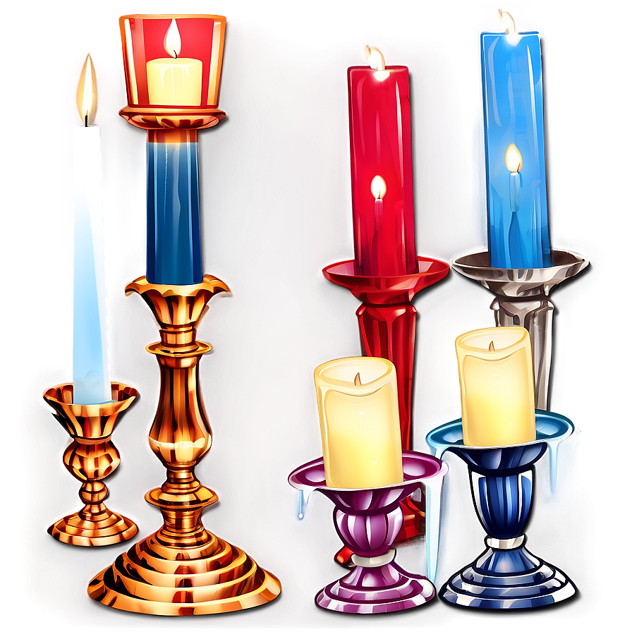 Contemporary Candlestick Style Png Dlu99 PNG Image