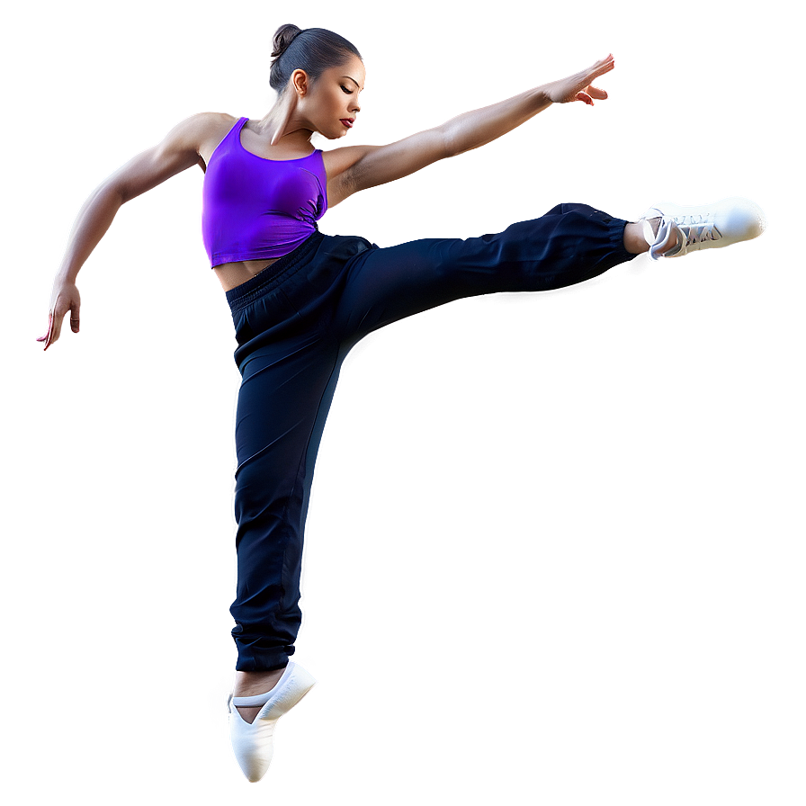 Contemporary Dancer Leap Png Yyd15 PNG Image