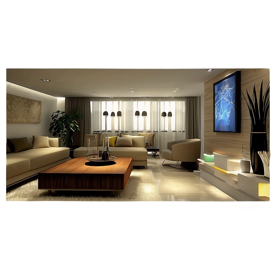 Contemporary Living Room Ideas Png Wwo PNG Image