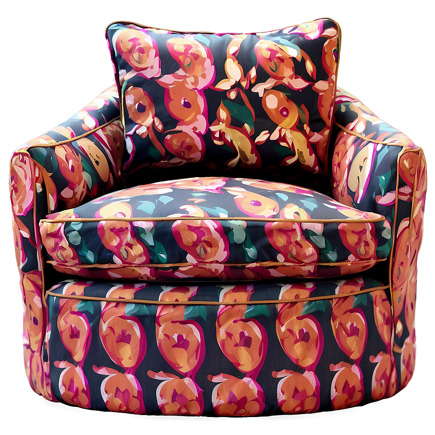 Contemporary Swivel Armchair Png 06262024 PNG Image