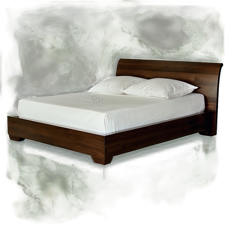 Contemporary White Bed Png 90 PNG Image