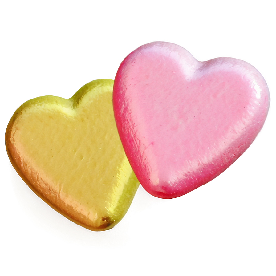 Conversation Hearts D PNG Image