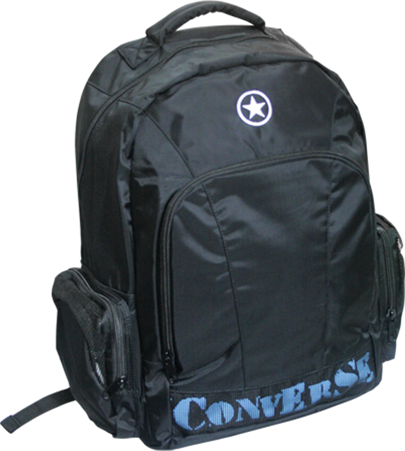 Converse Logo Black Backpack PNG Image