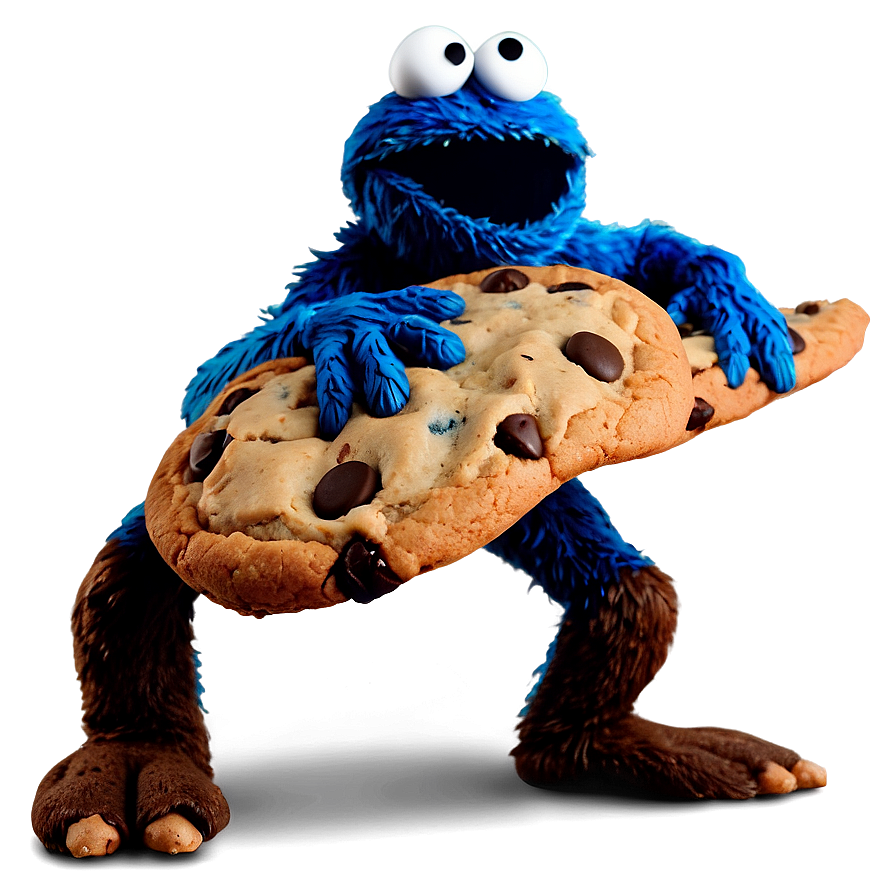 Cookie Monster Pose Png 05212024 PNG Image