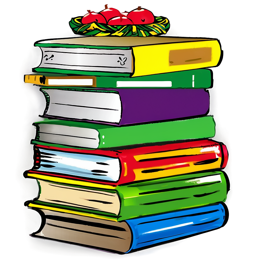 Cooking Books Pile Png 59 PNG Image