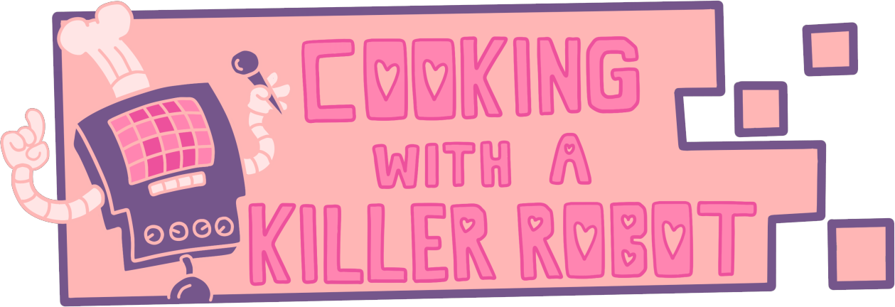 Cooking With A Killer Robot Banner PNG Image