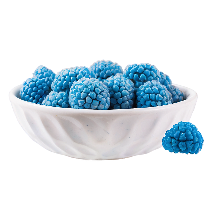 Cool Blue Raspberry Treat Png 06212024 PNG Image