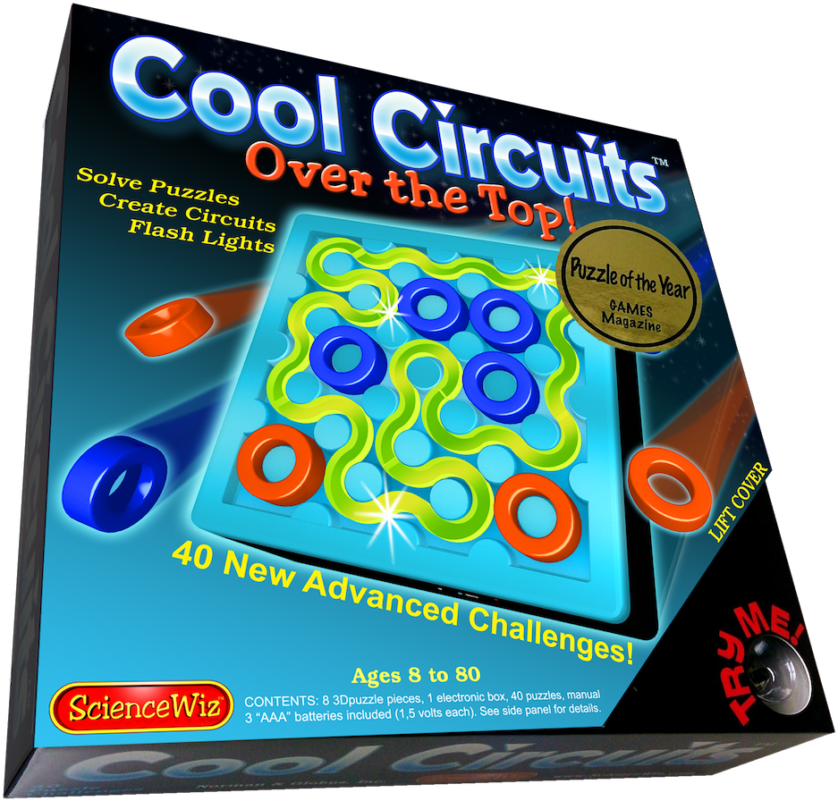 Cool Circuits Puzzle Game Packaging PNG Image