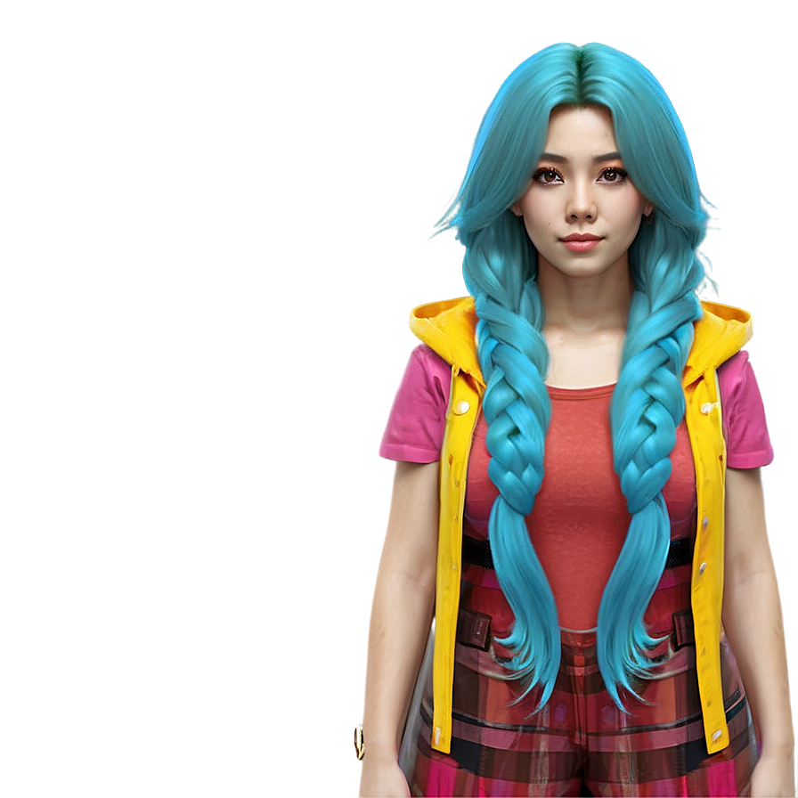 Cool Gacha Hair Png Cgv97 PNG Image