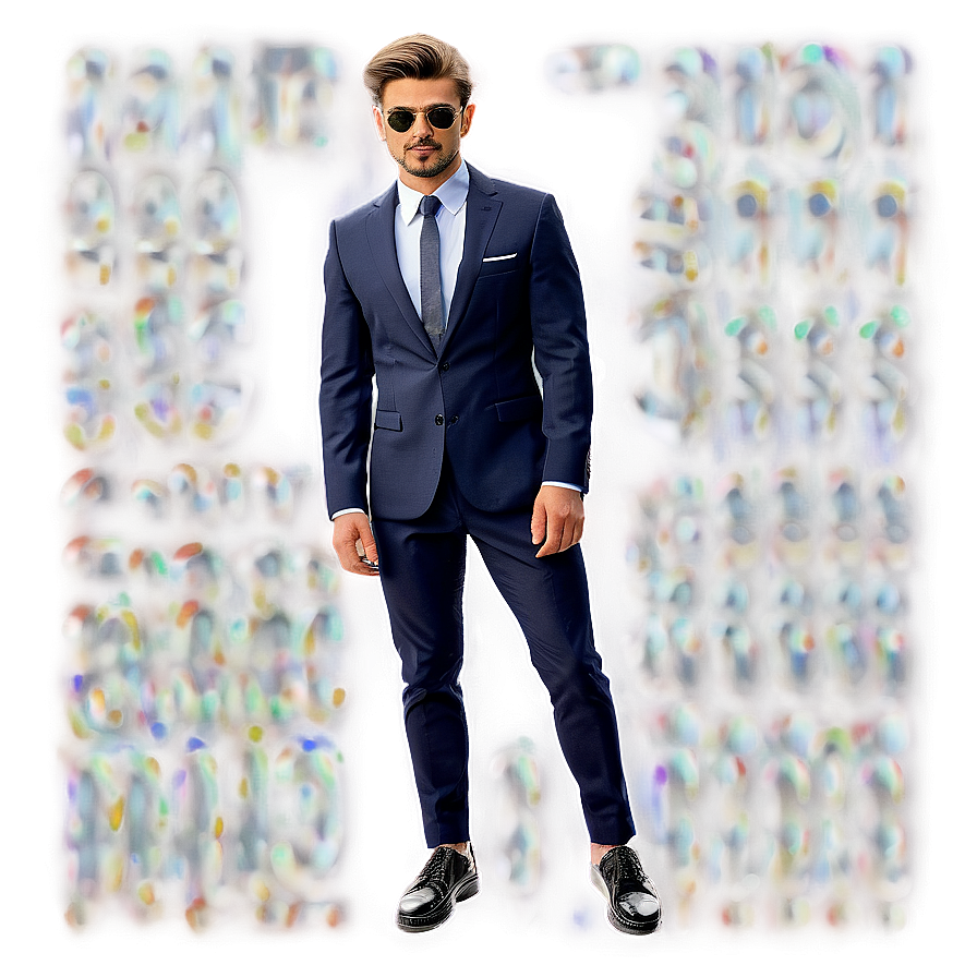 Cool Guy In Suit Png Dqk55 PNG Image