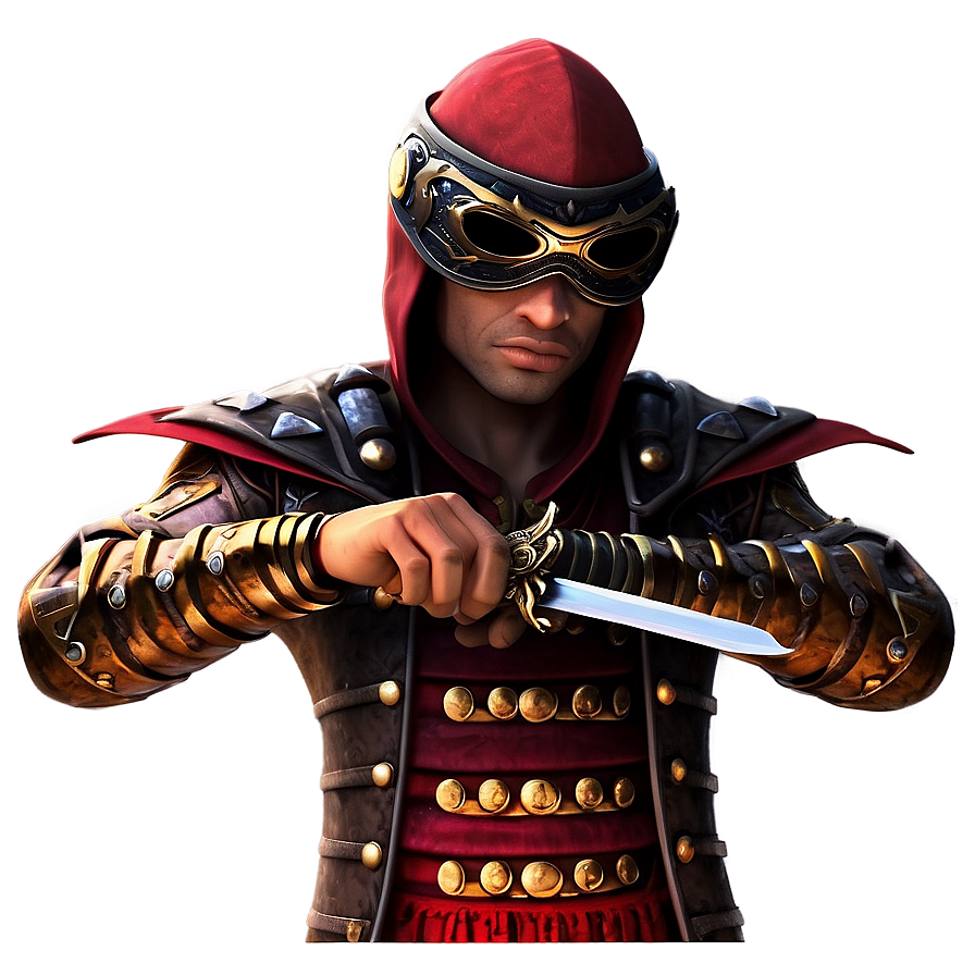 Cool Guy With A Sword Png Hev PNG Image