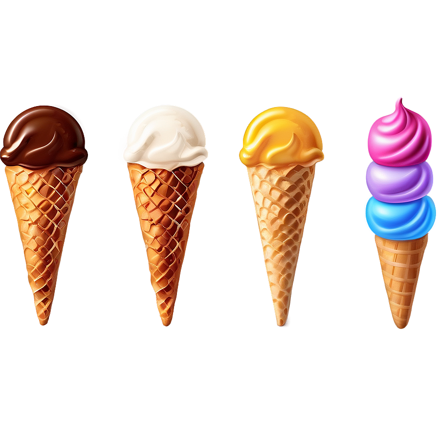 Cool Ice Cream Illustration Png 06202024 PNG Image