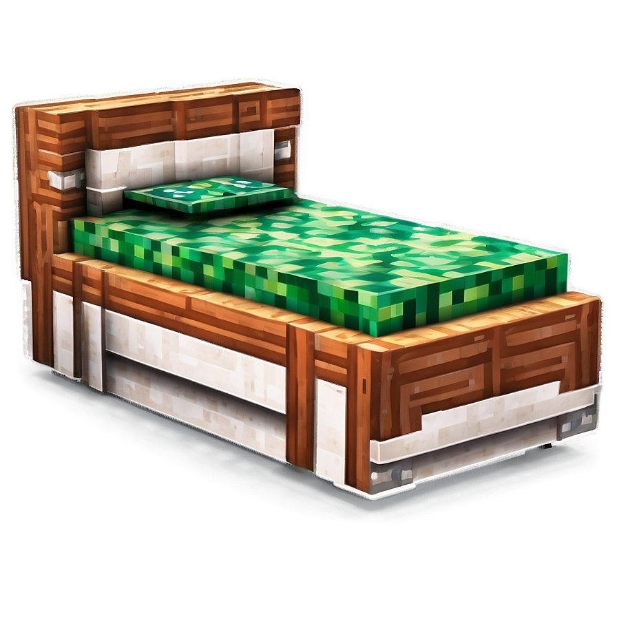 Cool Minecraft Bed Ideas Png Iyj64 PNG Image