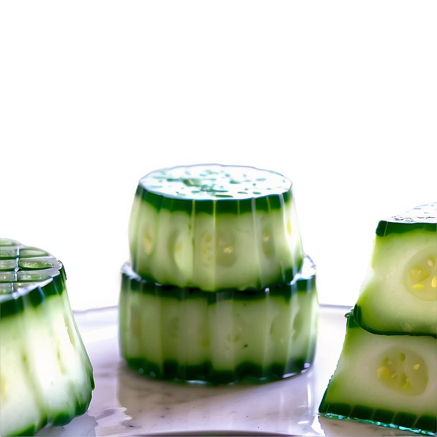 Cool Mint Jello Cucumber Salad Png 06132024 PNG Image