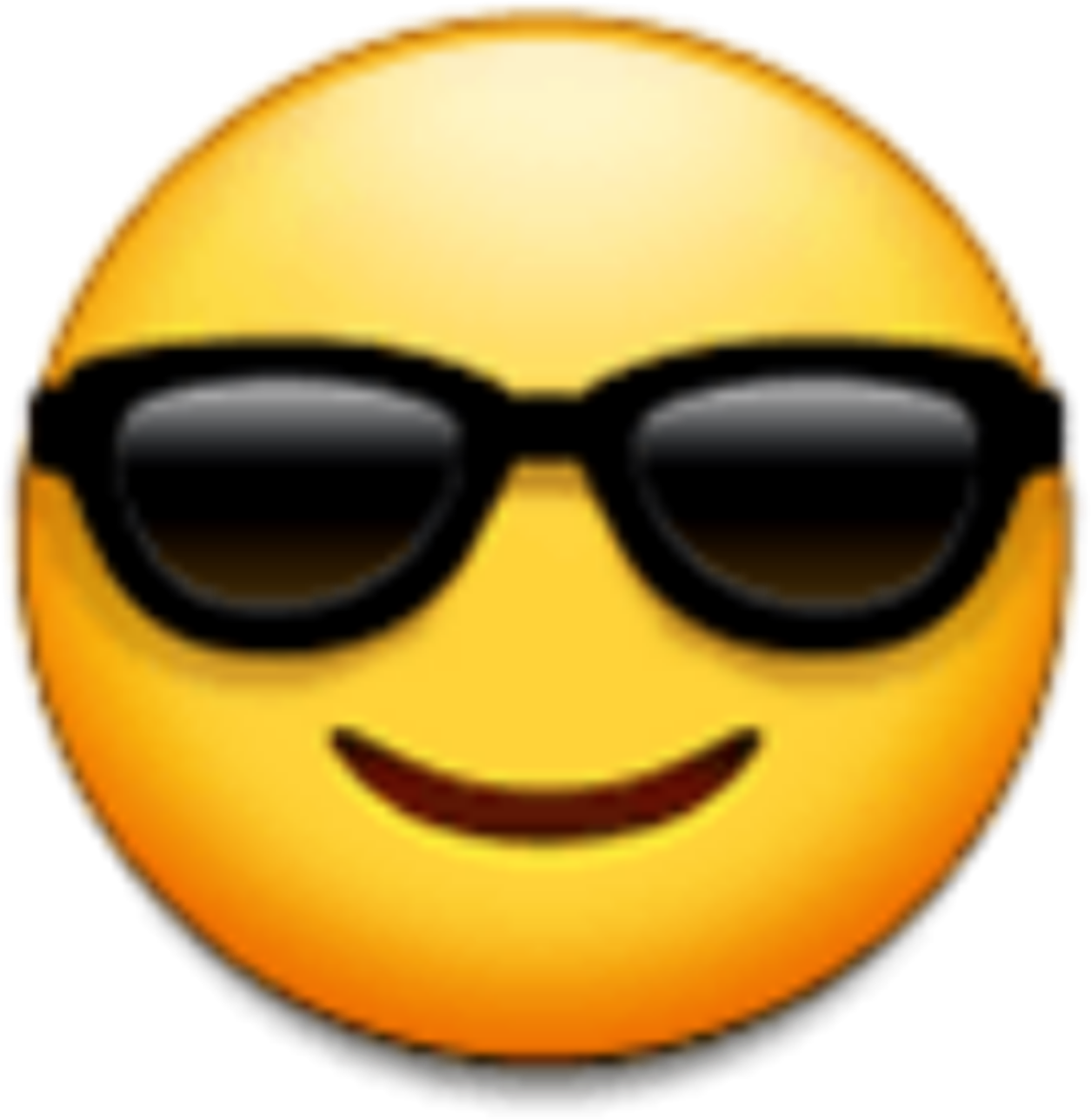 Cool Smiling Emojiwith Sunglasses PNG Image