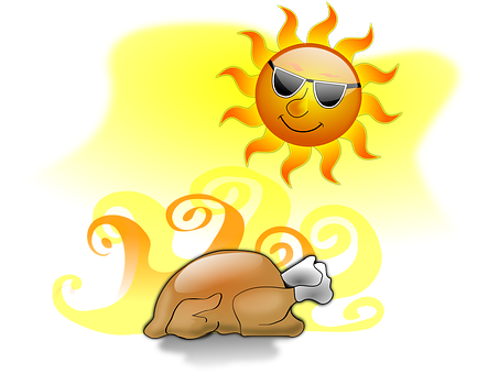 Cool Sunand Sleeping Turtle Illustration PNG Image