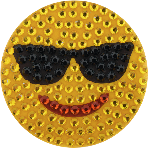 Cool Sunglasses Emoji Artwork PNG Image