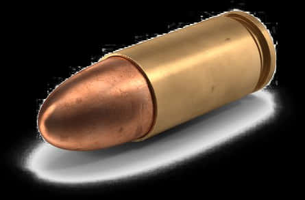 Copper Bullet Brass Casing PNG Image