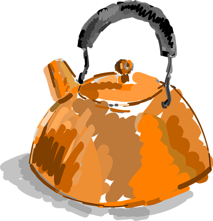 Copper Kettle Illustration PNG Image