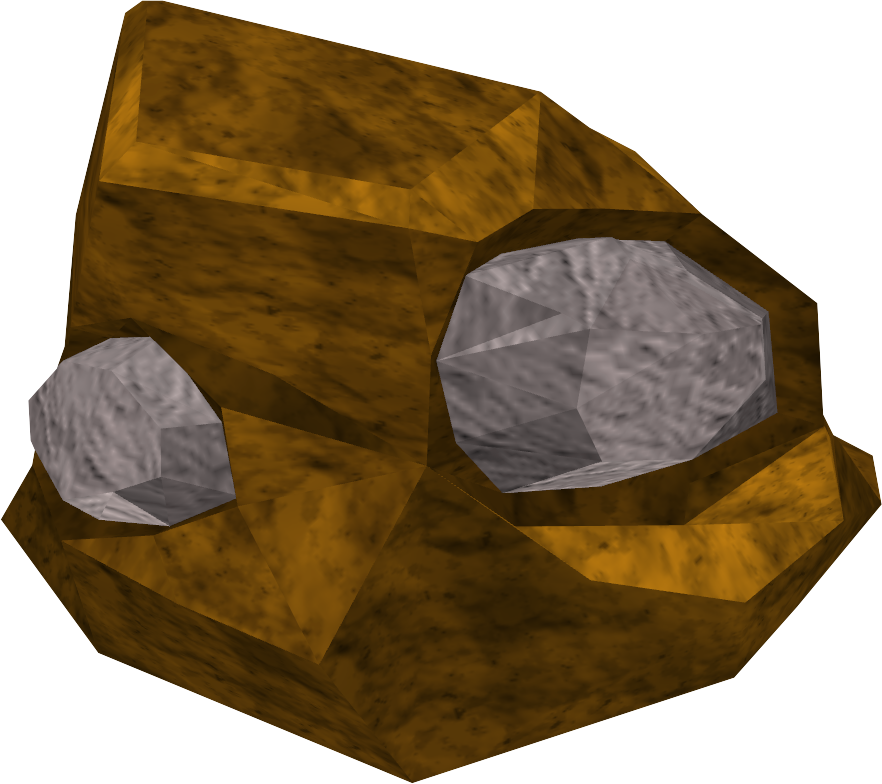 Copper Ore3 D Model PNG Image