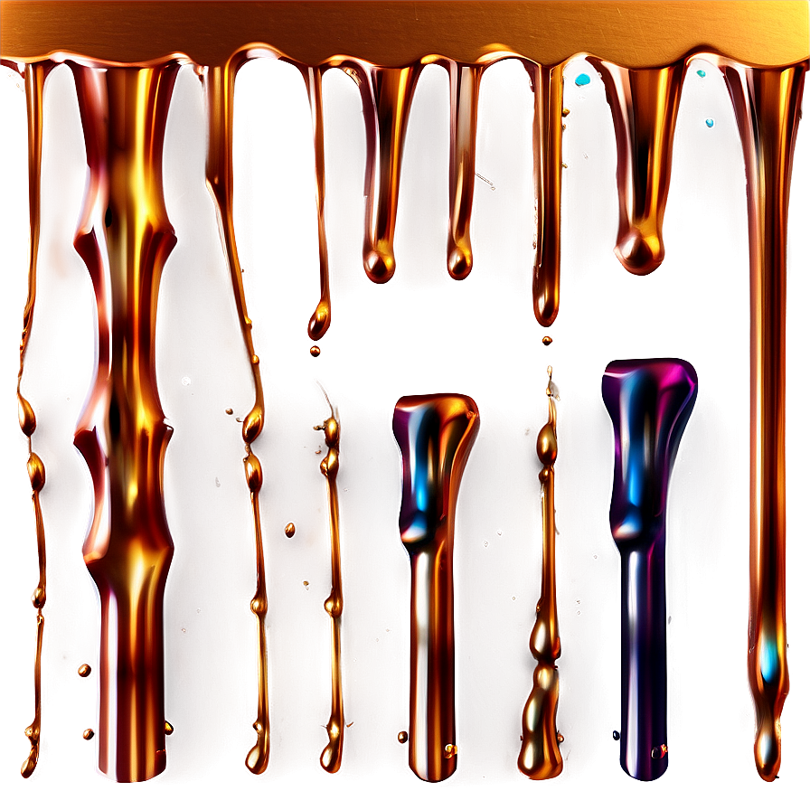 Copper Spray Paint Drip Png Nmn17 PNG Image