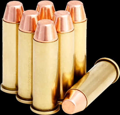 Copper Tipped Bullets PNG Image