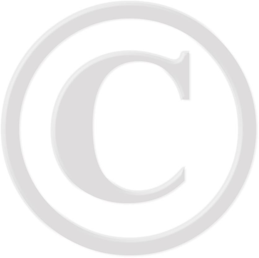 Copyright Symbol Dark Background PNG Image