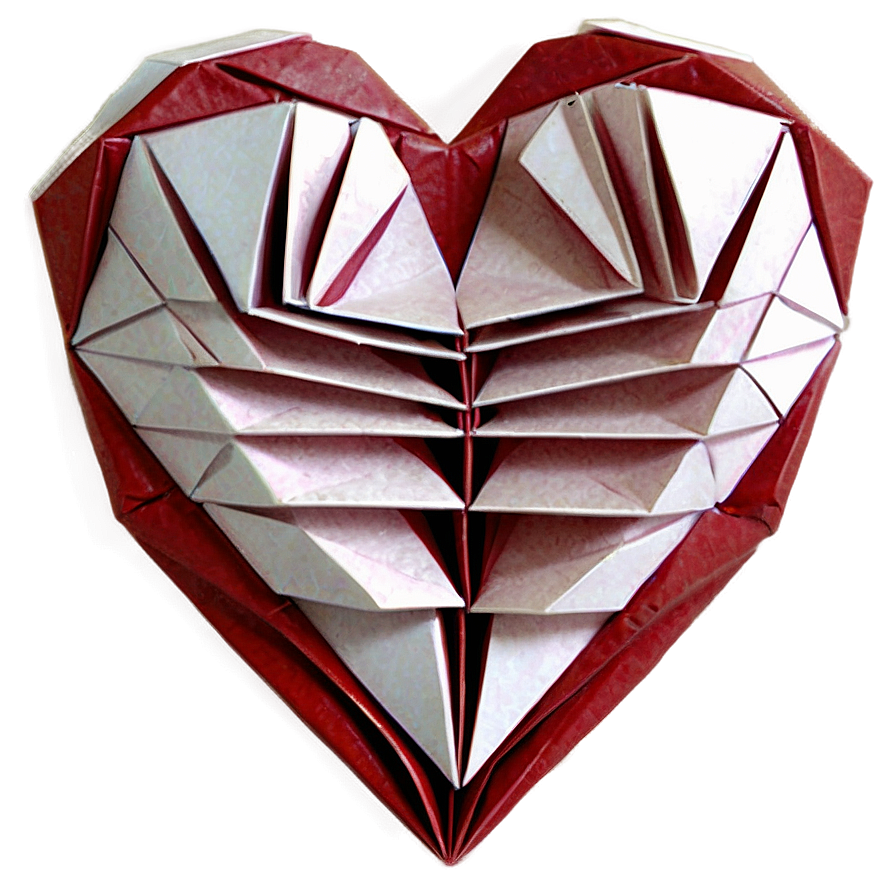 Corazon Origami Style Png Rqy PNG Image