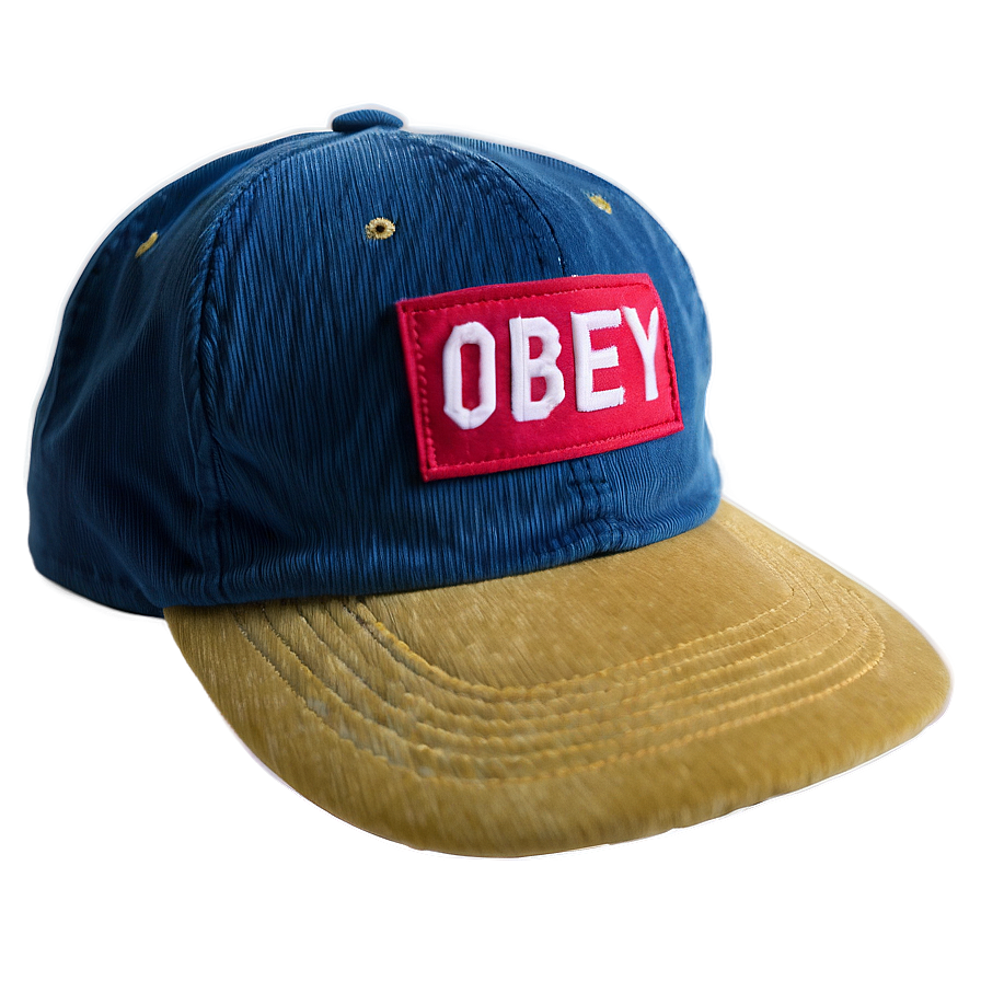 Corduroy Obey Hat Png 06262024 PNG Image